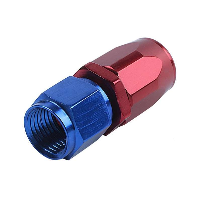 2 Pcs Straight Turbo Oil Feed Hose Fitting:an6 8mm