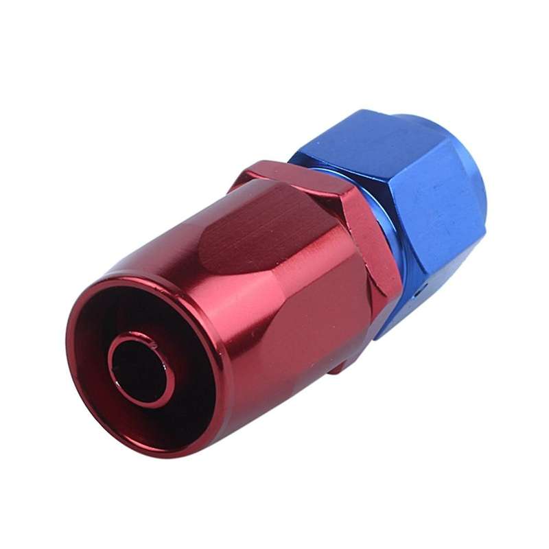 2 Pcs Straight Turbo Oil Feed Hose Fitting:an6 8mm