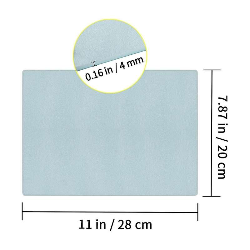 2 Pcs Sublimation Cutting Board Blanks,11 X 7.87 Inch Sublimation Cutting Boards,Sublimation Anti Sl