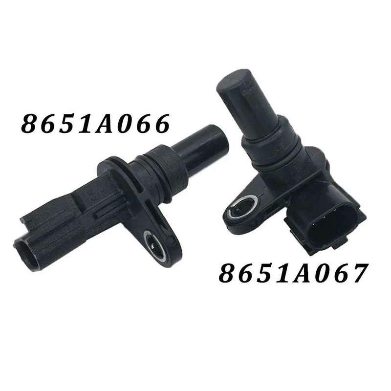 2 Pcs Transmission Input & Output Speed Sensor 8651A066, 8651A067 for