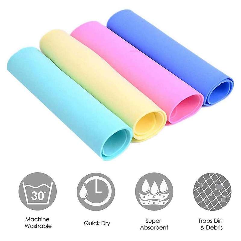 2 Pcs Super Absorbent Cleaning Cloths Cleaning Cloths, Indoor and Outdoor Use and Car - Various Col