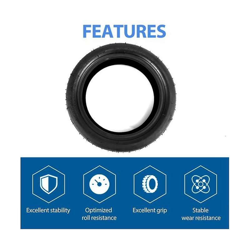 2 Pcs Tubeless Tire 10x2.70-6.5 Vacuum Tyres Fits Electric Scooter Balanced Scooter 10 Inch Vacuum