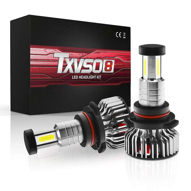 2 Pcs X3 9012 Bulbs, 110W 26000 Lumens Super Bright LED Waterproof Headlights Conversion Kit 6000K C
