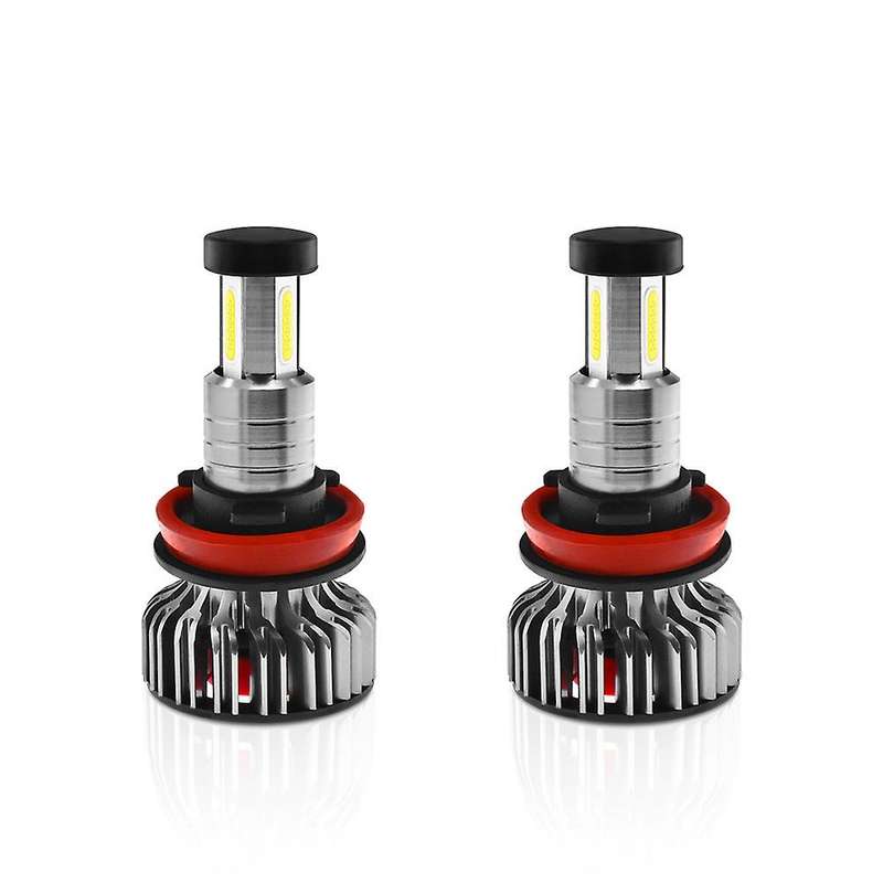 2 Pcs X3 H11 Bulbs, 110W 26000 Lumens Super Bright LED Waterproof Headlights Conversion Kit 6000K Co