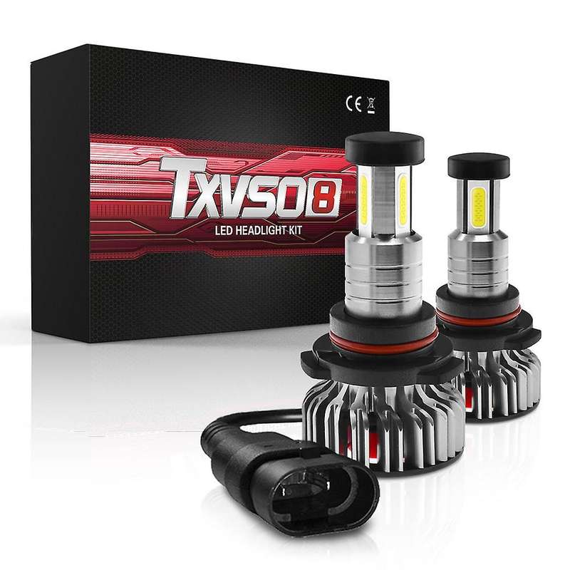 2 Pcs X3 9006 Bulbs, 110W 26000 Lumens Super Bright LED Waterproof Headlights Conversion Kit 6000K C