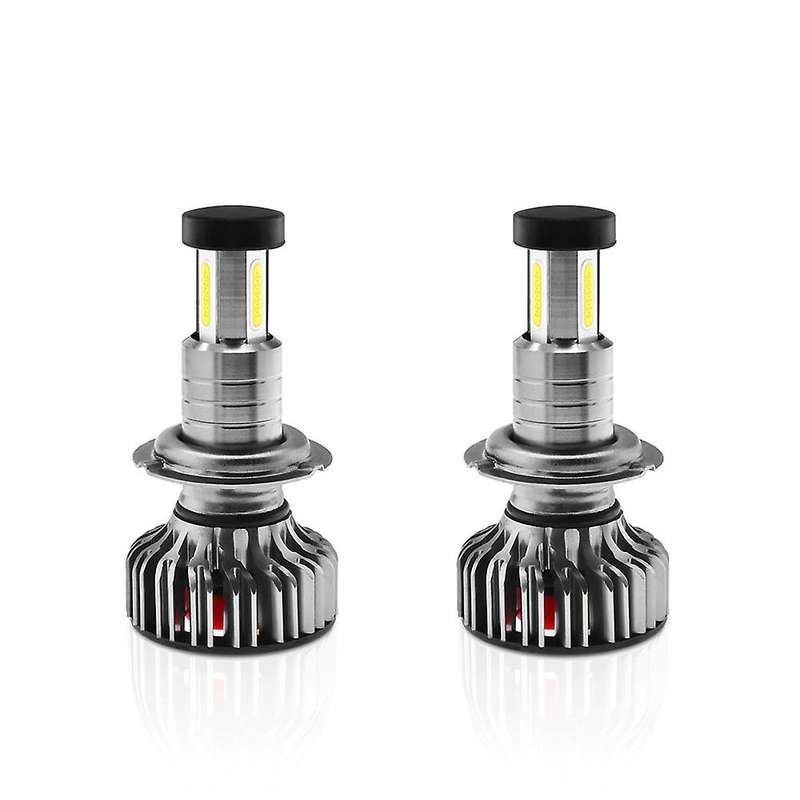2 Pcs X3 H7 Bulbs, 110W 26000 Lumens Super Bright LED Waterproof Headlights Conversion Kit 6000K Coo