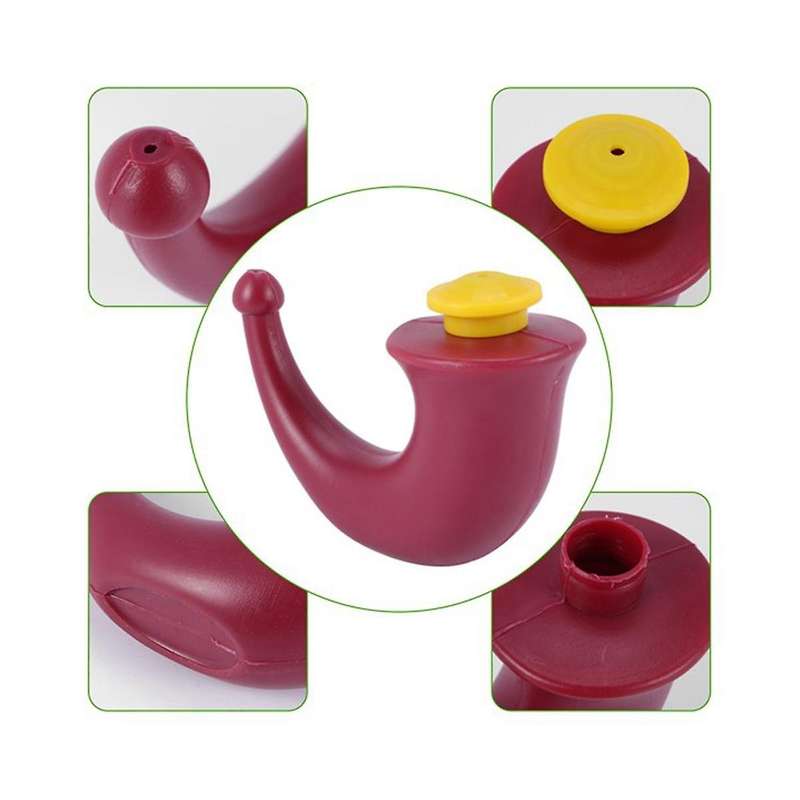 2 Pcs Yoga Nasal Neti Pot Rinsing Nose Wash System Sinus Irrigation Sinuses 200ml