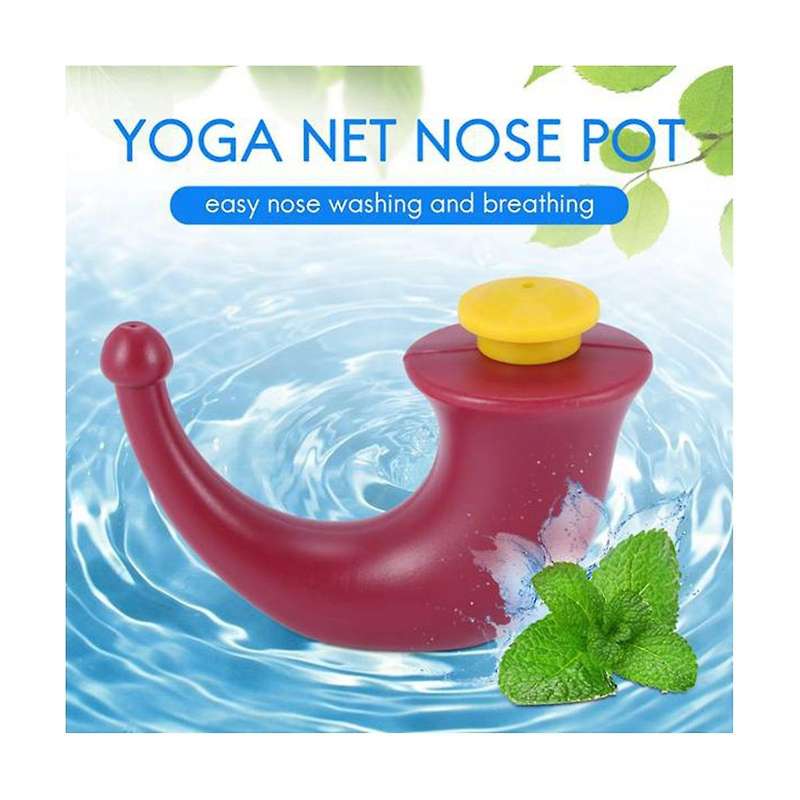 2 Pcs Yoga Nasal Neti Pot Rinsing Nose Wash System Sinus Irrigation Sinuses 200ml