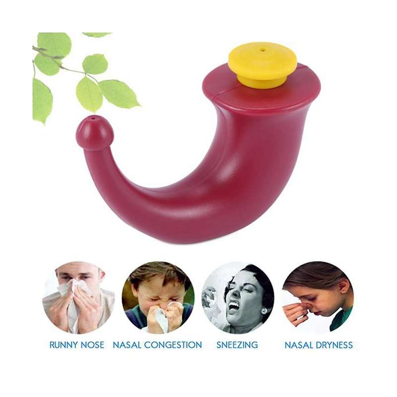 2 Pcs Yoga Nasal Neti Pot Rinsing Nose Wash System Sinus Irrigation Sinuses 200ml
