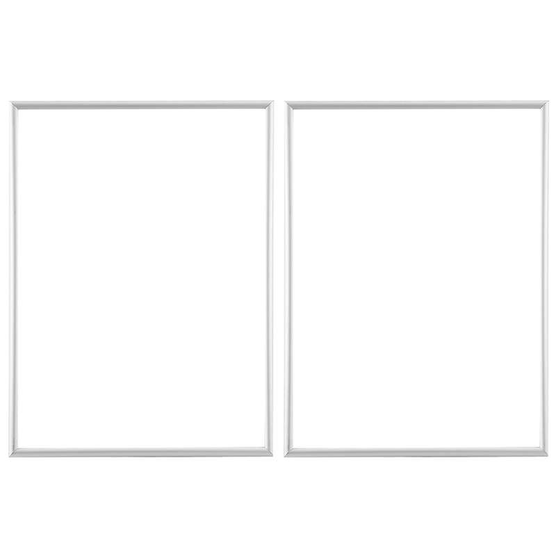 2 Picture Frames, A4 Silver Picture Frames, with Unbreakable S, Picture Frames for Family Photos, 2