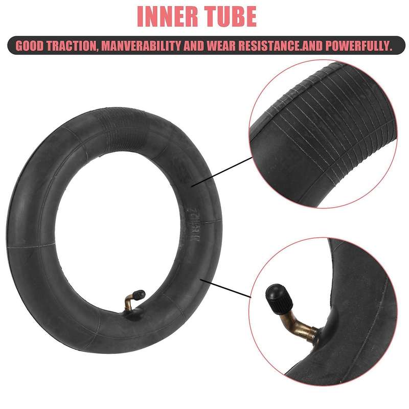 2 Pieces 10 X 2.125 (10 Inch)scooter Inner Tube for 10x2 Tyres 10x1.90 10x1.95 10x2 10x2.125 Electri