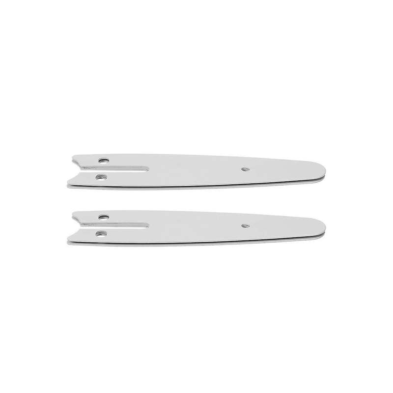 2 Pieces 4 Inch Mini Chainsaw Guide Plate Replacement Guide Bar for 4 Inch Electric Chainsaw Parts