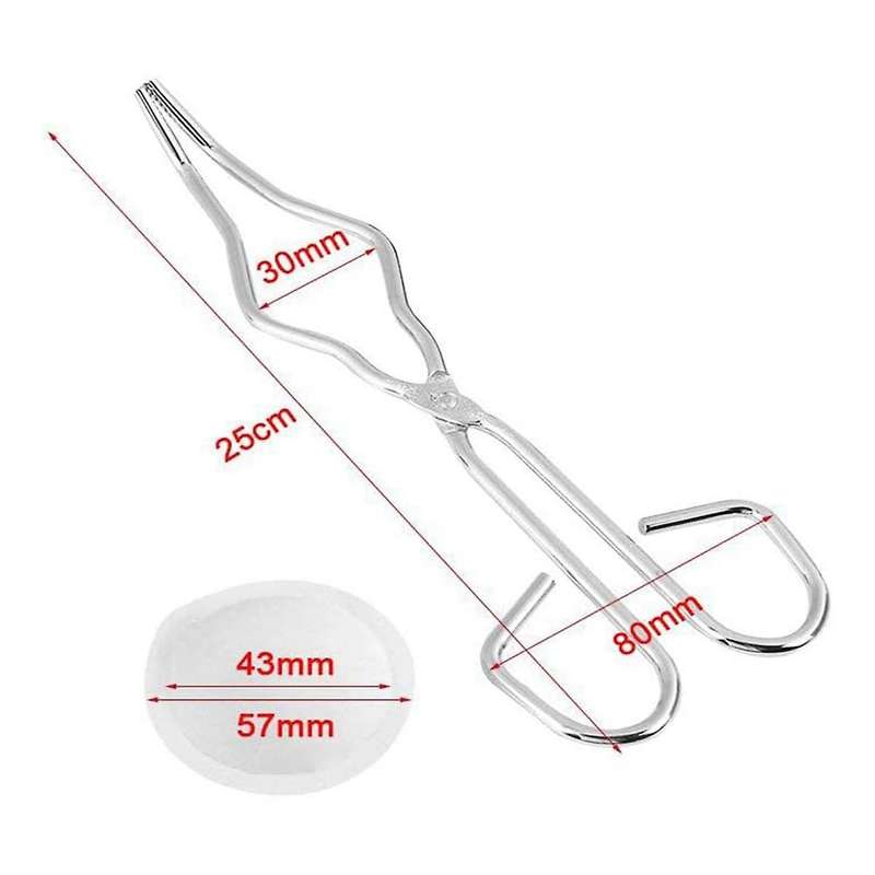 2 Piece Quartz Melting Crucifix Clamp Set for Metal, Gold, Silver and Copper Input Torch Melting Kit