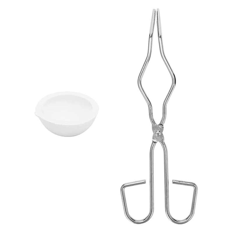 2 Piece Quartz Melting Crucifix Clamp Set for Metal, Gold, Silver and Copper Input Torch Melting Kit