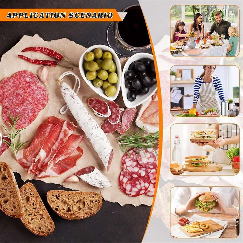 2 Piece Meat Press Maker Stainless Steel Ham Press Maker with Thermometer Sandwich Meat Press Bacon