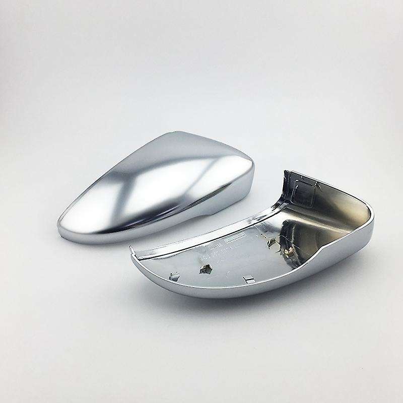 2 Pieces for Golf MK6 R20 Golf -6 Golf 6 R Side Wing Mirror Cover Caps Matte Chrome Rearview Mirror