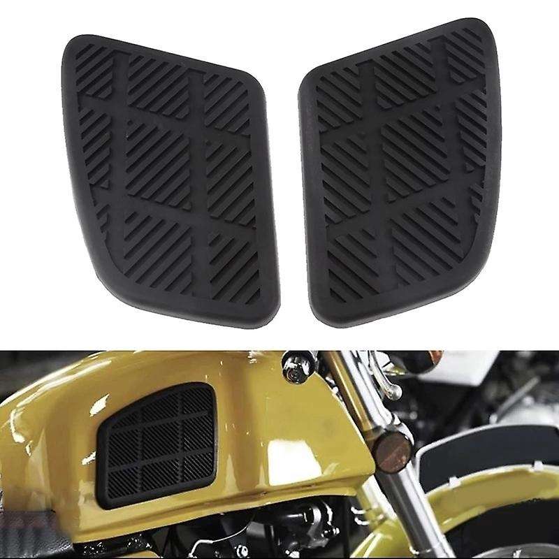 2 Pieces Motorcycle Gas Fuel Tank Rubber Pad Protector for Retro Cafe