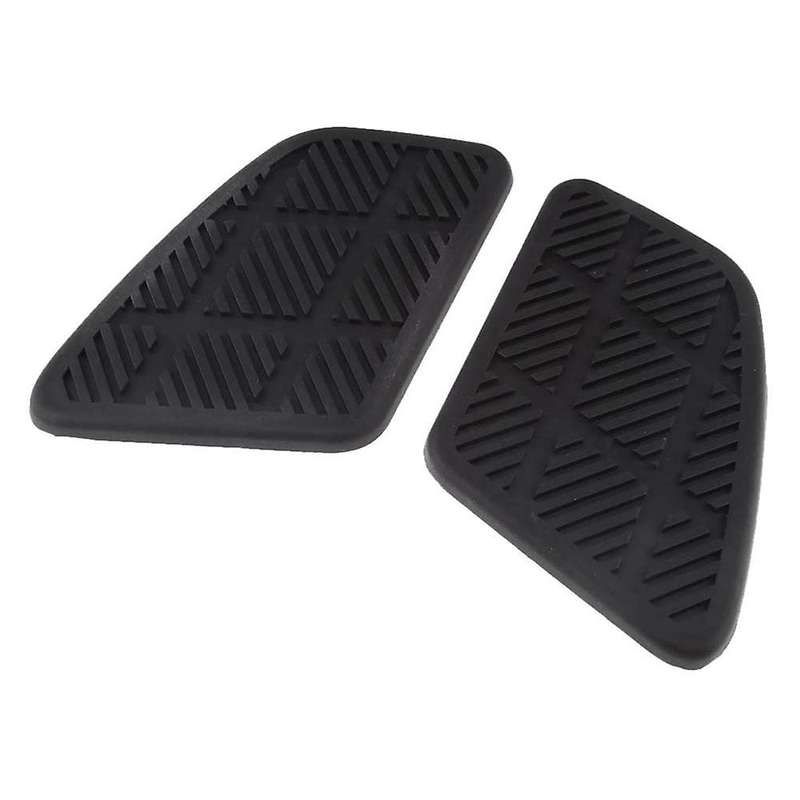 2 Pieces Motorcycle Gas Fuel Tank Rubber Pad Protector for Retro Cafe