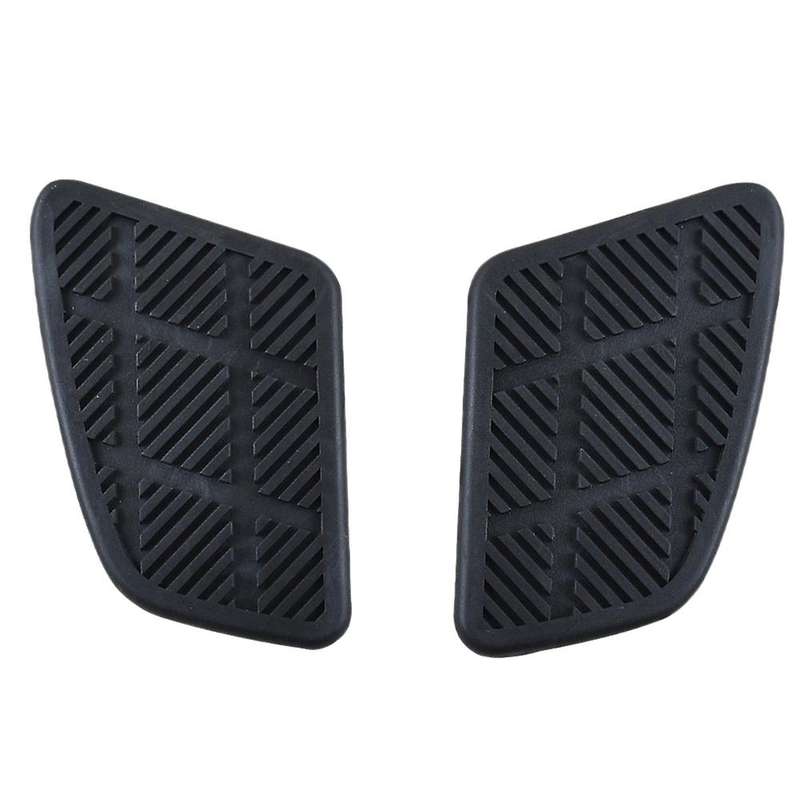 2 Pieces Motorcycle Gas Fuel Tank Rubber Pad Protector for Retro Cafe