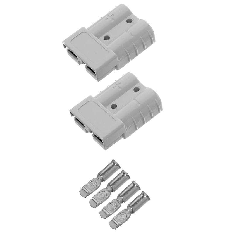 2 Pieces Of Quick Connect Plug 175a 600v Battery Quick Connector Power Plug Winch Connection Grey F