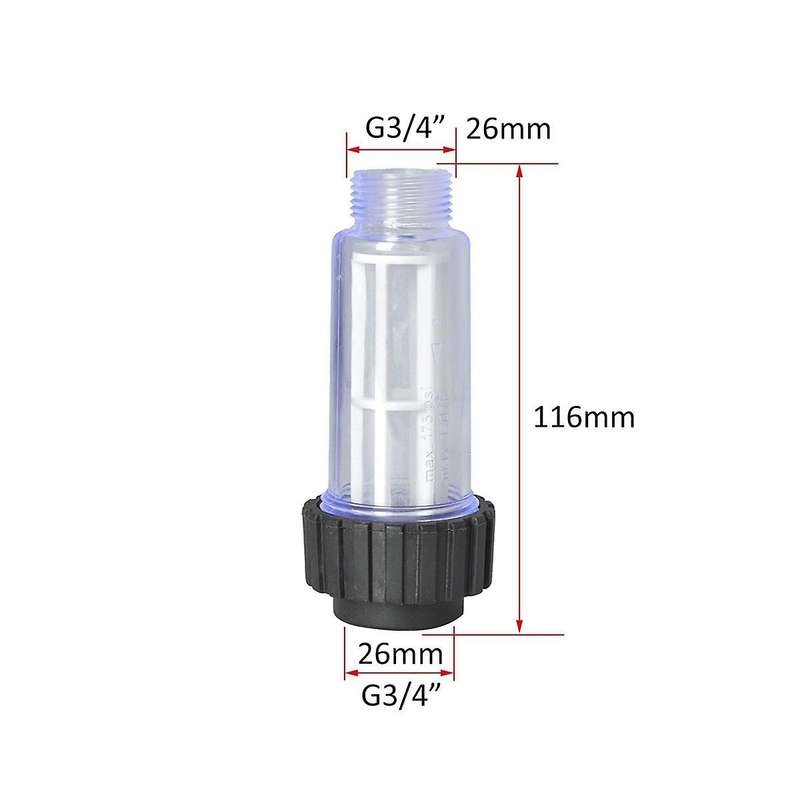 2 Pieces Of G3/4 High-Pressure Cleaner Filter for