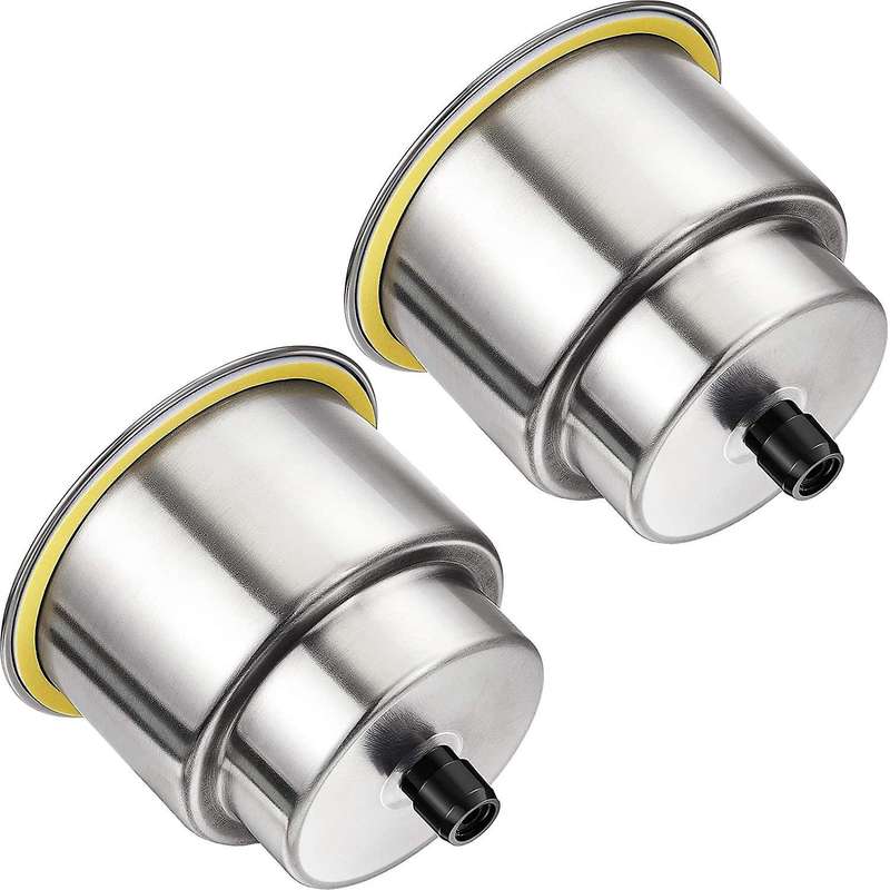 2 Pieces Stainless Steel Cup Drink Holder Boat Cup Drink Holder with Drain for Marine Boat Rv Car Tr