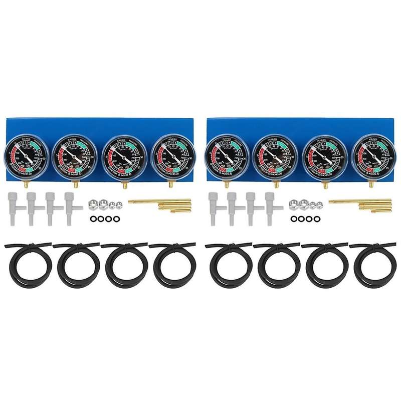 2 Set Four-Cylinder Hose Vacuum Balance Instrument Universal Vacuum Balance Instrument for Motorcyc