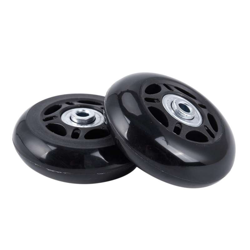 2 Set Luggage Replacement Wheels Axles and Wrench Repair set OD 68mm
