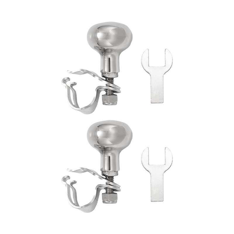 2 Set 316 Stainless Steel Boat Steering Wheel Knob, Steering Wheel Maneuvering Knob for Boat Access