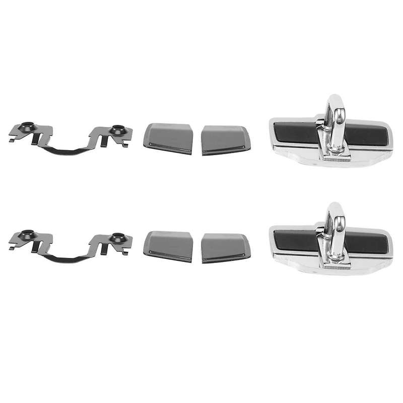 2 Sets Door Stabilizer Door Lock Protector Latches Stopper Covers for Land Cruiser Lc200 Alphard Ve