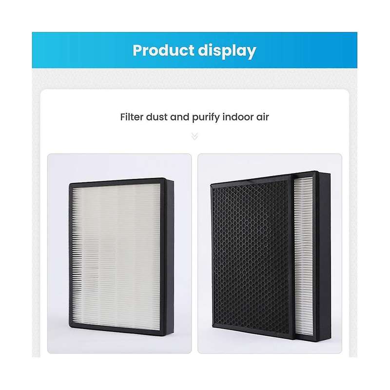 2 Sets Fy3432 Fy3433 Model Filter Replacement Hepa Activated Carbon Filter for Air Purifier Ac3252 A