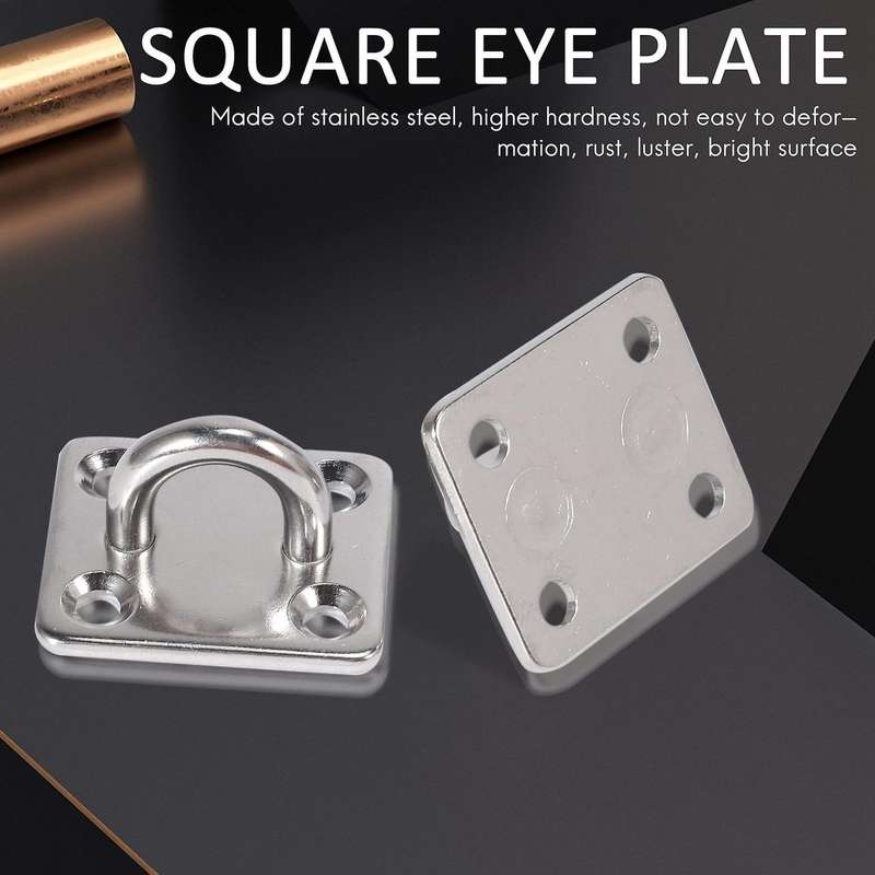 2 Sets Of Suspended Ceiling Wall Mount U-Shaped Hooks Stainless Steel Heavy Duty Multi-Function Hamm