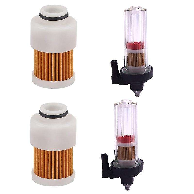 2 Sets Fuel Filter for Outboard 50Hp 60Hp 70Hp 75Hp 80Hp 90Hp 95Hp 100Hp 115Hp Motor Water Separator