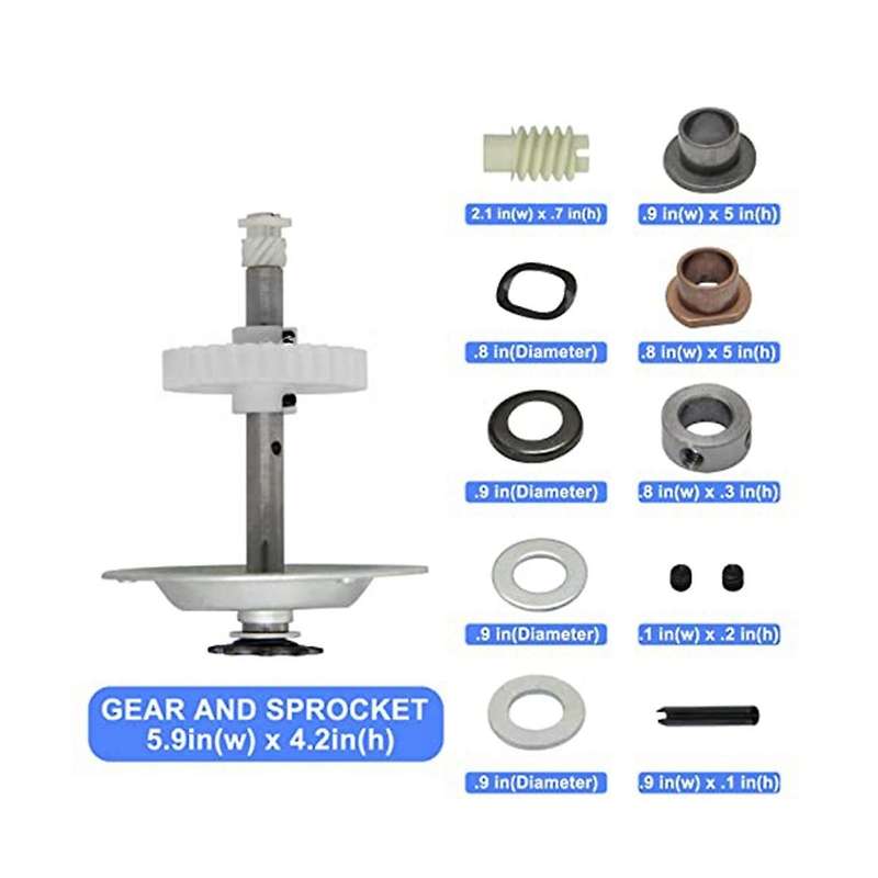 2 Sets Replacement for 41c4220a Gear Silver and Sprocket Kit Fits , Chain Drive Models