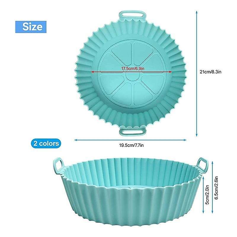 2 Silicone Pot Sizes, Accessories, Reusable Non-stick Mats Universal Basket