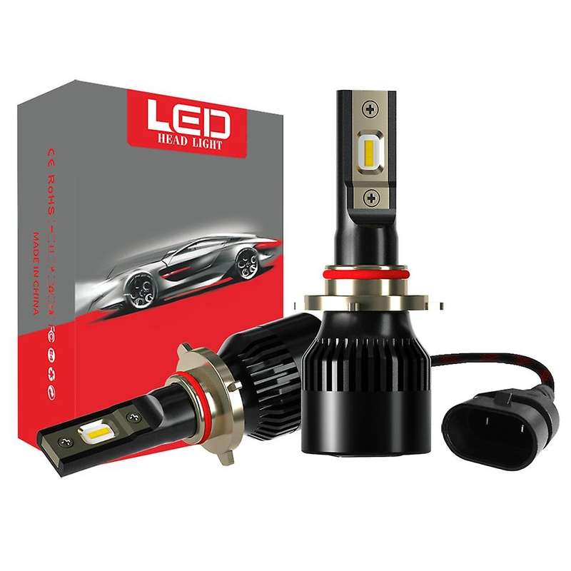 2 X 6000K H4 LED H7 H11 H8 HB4 H1 HB3 Auto 1905 Car Headlight Bulbs 60W 6000LM (9006/HB4)