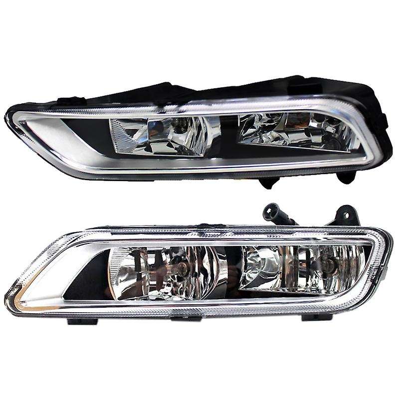 2 x Car Front Fog Lights Lamp Replacement for  B7 2011-2015 with Bulbs