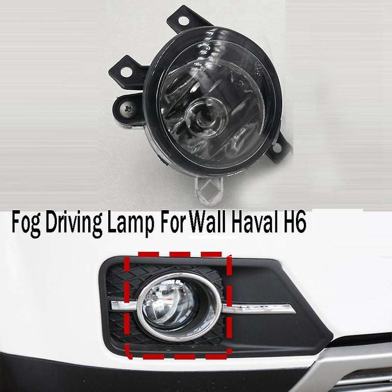 2 x Angel Eye Fog Light for H6 Car LED Lens DRL Fog Driving Lamp