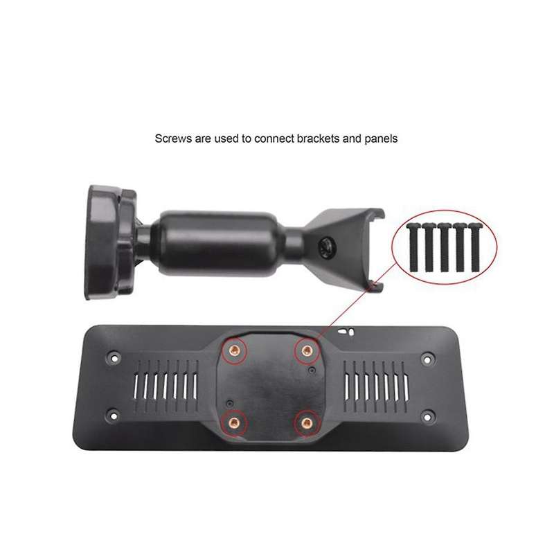 2 X Car Interior Rear View Mirror Back Plate Panel Mounting Bracket for Car Dvr