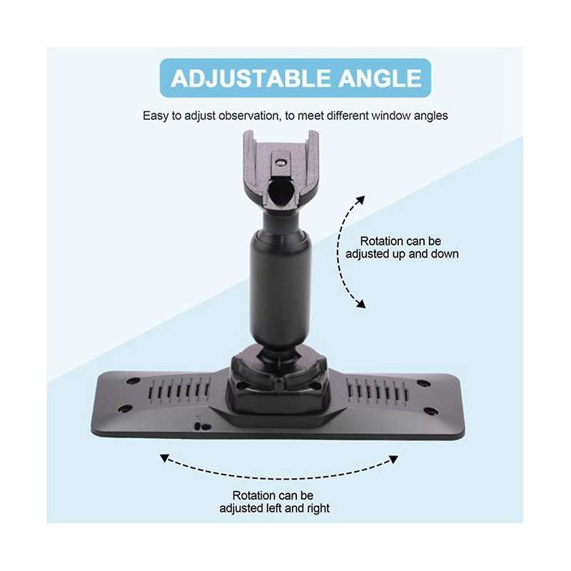 2 X Car Interior Rear View Mirror Back Plate Panel Mounting Bracket for Car Dvr