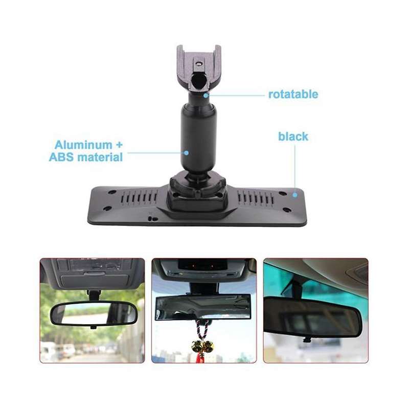 2 X Car Interior Rear View Mirror Back Plate Panel Mounting Bracket for Car Dvr