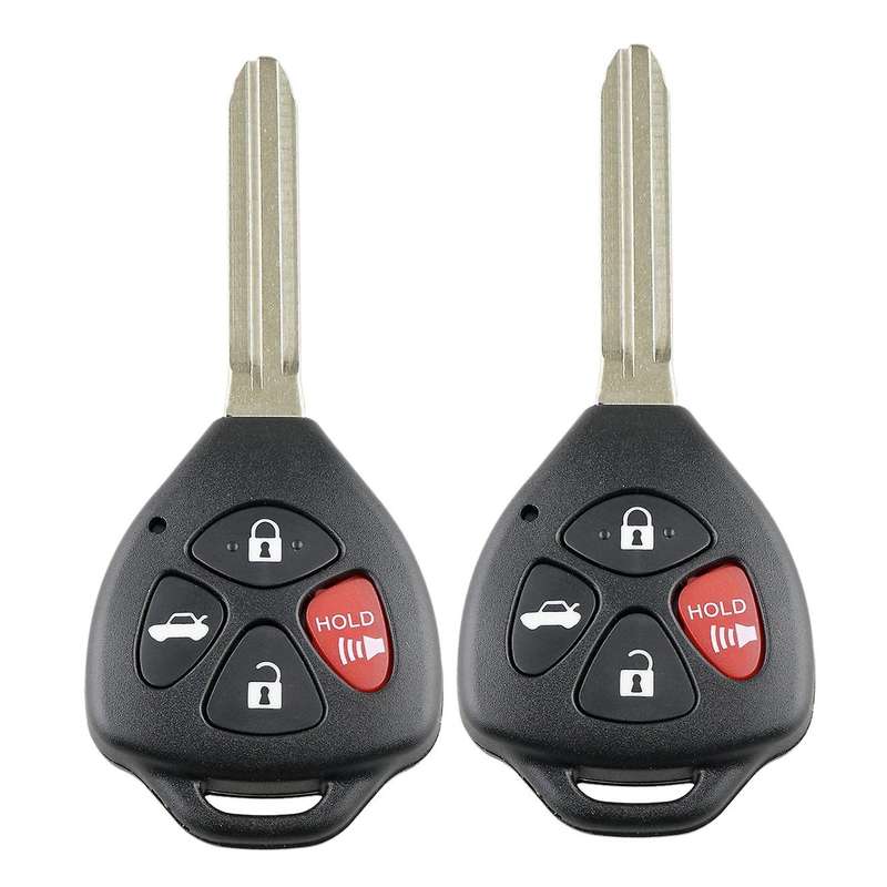 2 x for 2007 2008 2009 2010 HYQ12BBY Car Smart Remote Key 4 Button 314.4 Mhz
