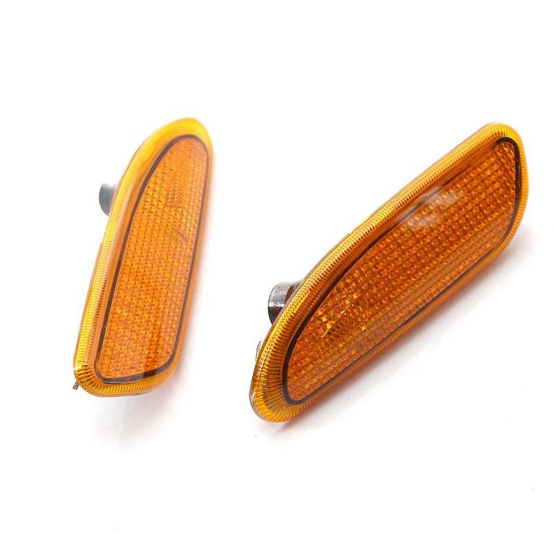 2 x Front Bumper Turn Signal Side Marker Light without Bulb for C Class W203 C320 C230 C240 2001-200