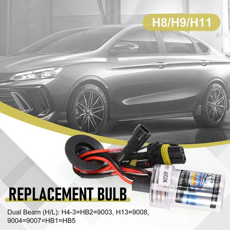 2 X H8/h9/h11 Replacement Bulb 2 Bulbs Headlight 35w Lamp Light 6000k