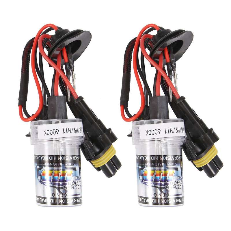2 X H8/h9/h11 Replacement Bulb 2 Bulbs Headlight 35w Lamp Light 6000k