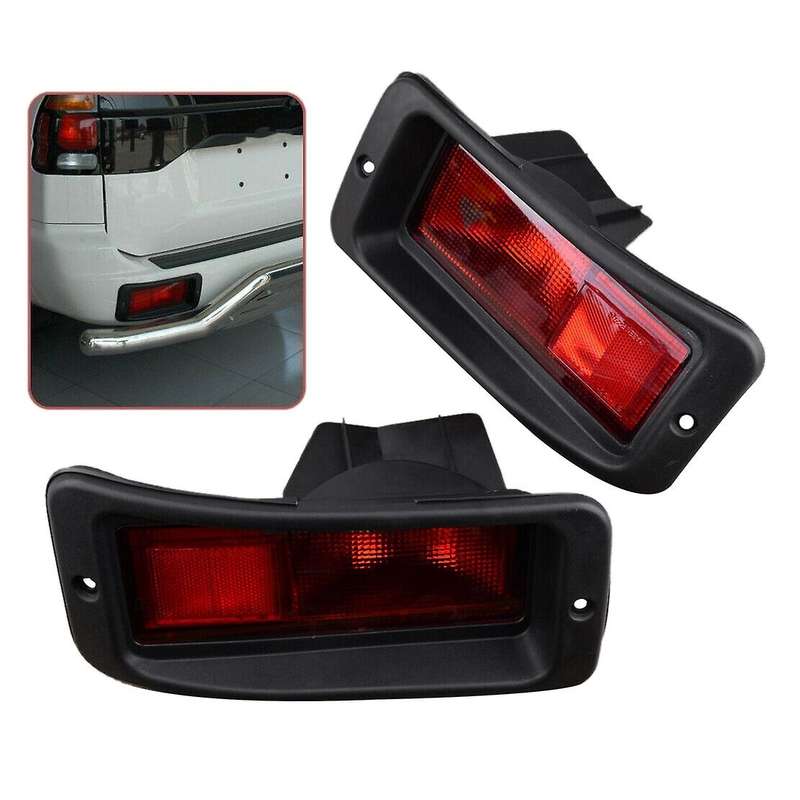 2 X Rear Bumper Reflector Light Tail Light for Montero Sport 1999-2008