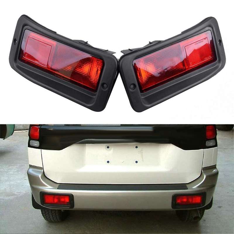 2 X Rear Bumper Reflector Light Tail Light for Montero Sport 1999-2008
