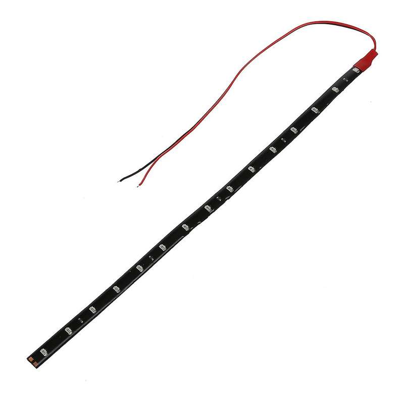 2 x String Lights 15 LED Strips 30 cm Red Light Chain 12V