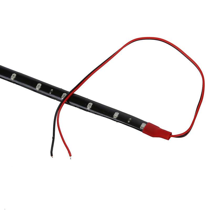 2 x String Lights 15 LED Strips 30 cm Red Light Chain 12V