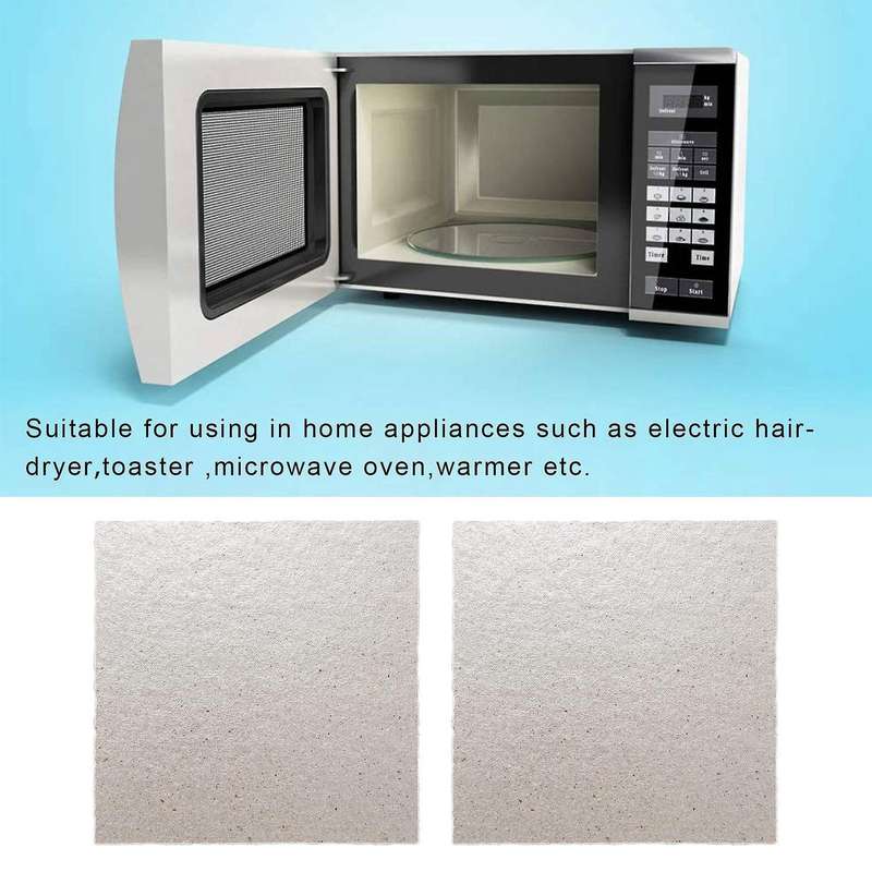 2 x Replacement 12 x 12 cm Plate Mica for Microwave